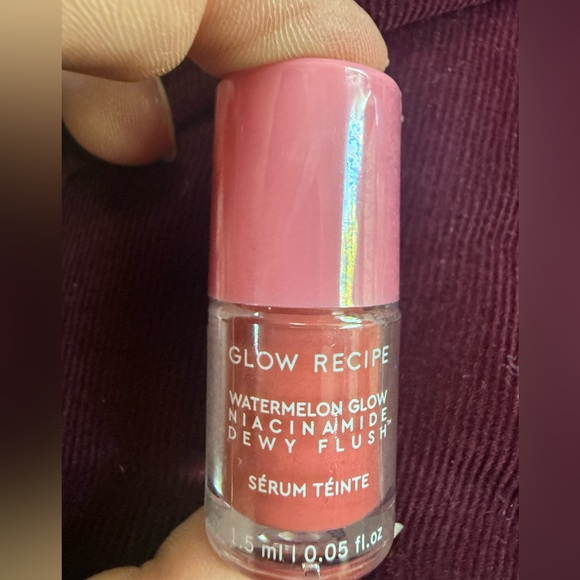 ❤️ 3/$25 GLOW RECIPE Watermelon Glow Niacinamide Dewy Flush Serum Blush - Picture 2 of 6